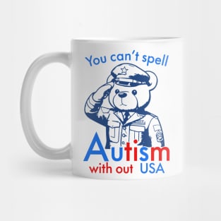 You Can’t Spell Autism Without USA Mug